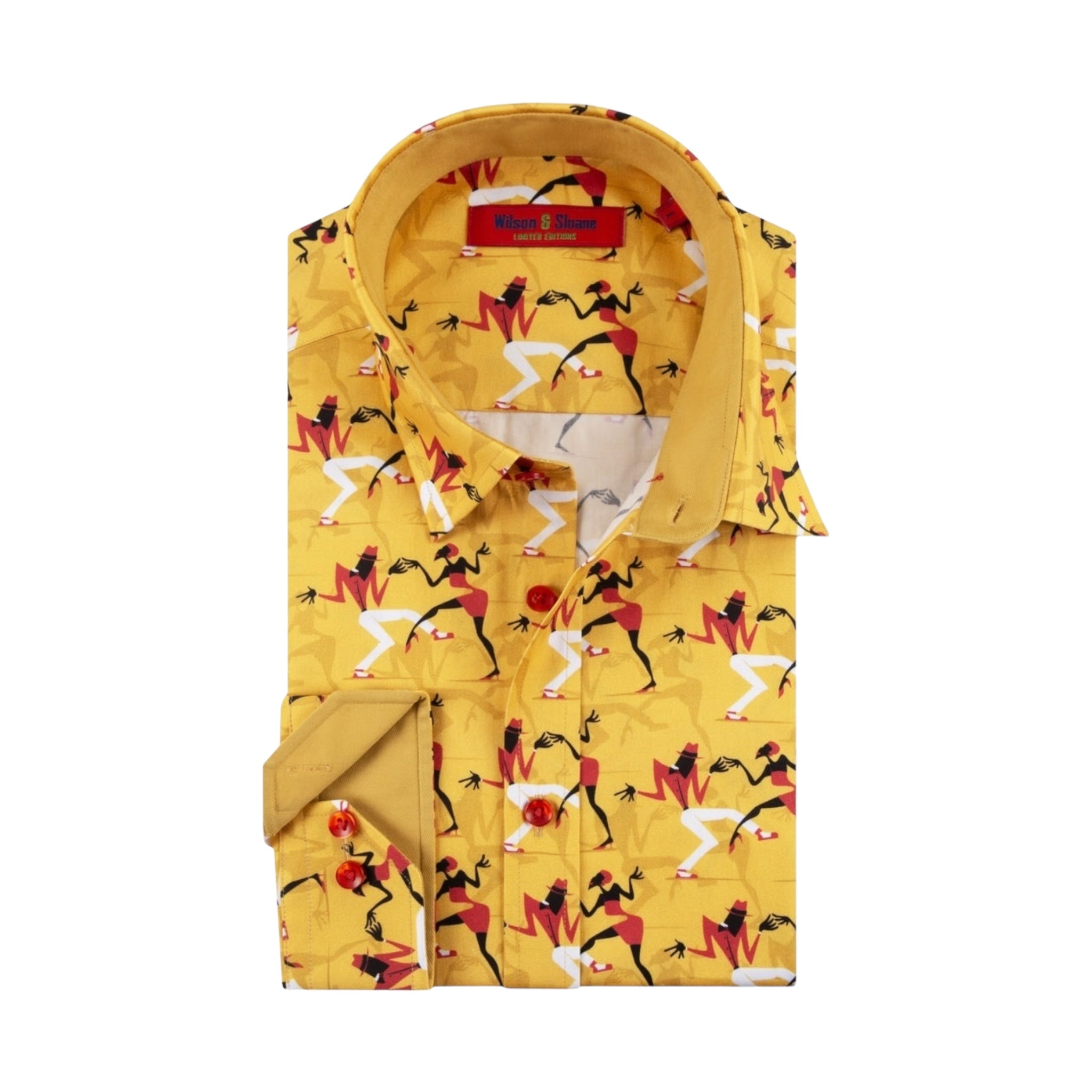 WILSON & SLOANE 3875-32 OCHRE TANGO SHIRT